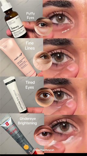 👀 Best eye creams for every under-eye concern… ✨ Puffy eyes? Caffeine helps reduce swelling and