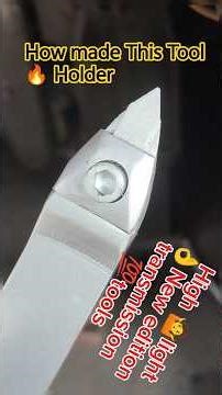 🦾Best made 🧑‍🔧insert 💯Tool ideas #lathe #automobile #tools #machine #carbide #toolparts #toolmaking