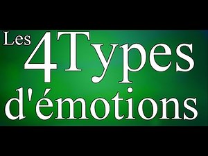 The 4 types of emotions