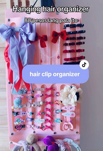 #Hair clip Organizer #hanging storage organizer #Hair clip and hairband organizer