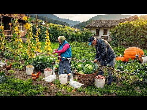 Village Life in the Carpathian Mountains Far from Civilization | Preparing for Winter
