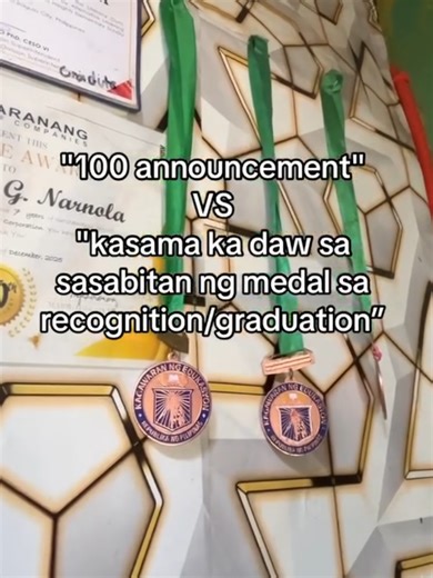 claim it! 🎉🏅✨ #claimit #graduate #withhonors #medal #fyp