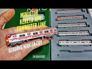 MINIATUR KERETA API COMMUTER LINE