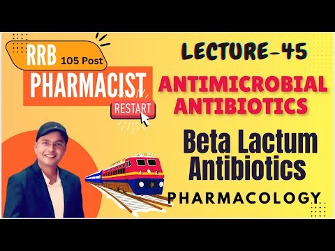 L-45 Beta Lactic Antibiotics, Penicilline Antibiotics, Pharmacology RRB Pharmacist