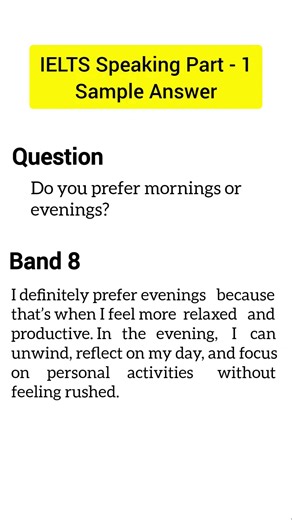 IELTS Speaking Part 1 Sample Answer #ielts #ieltsvocabularyenglish #ieltsspeaking