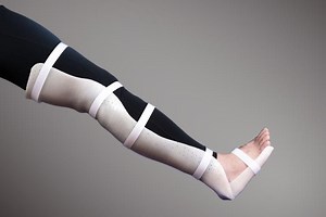 [Hot Item] Precut Orthopedics Physiotherapy Thermoplastic Long Leg Brace Guard Splint