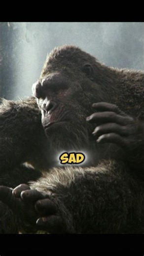 Kong is having a toothache in hollow earth and he is sad for it. #kong #godzillaxkong