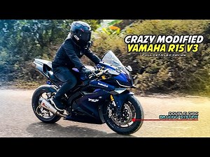 Extreme Modified Yamaha R15 V3 🔥 Double Disc Modification | Crazy Braking System | Full Details Vlog