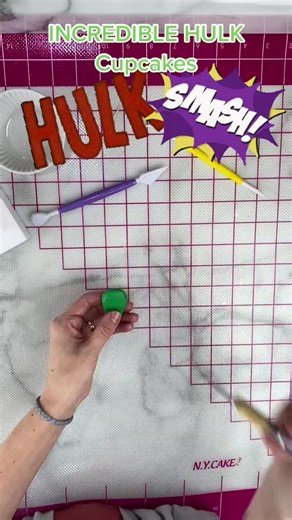 💚💜HULK SMASH!💜💚 #hulk #incrediblehulk #avengers #marvel #fondant #cupcaketoppers #learnontiktok #cupcakes #cupcakedecorating #cupcakesurprise #fyp #BVIRAL | Off The Menu