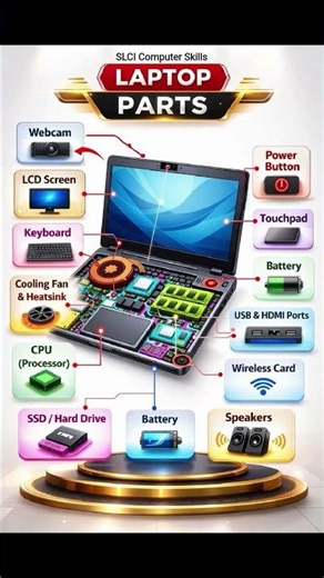 😱 Laptop ke Important Parts Jo Aapko Pata Hone Chahiye! #shorts