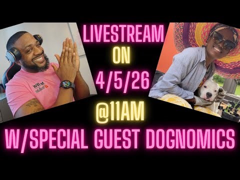 MABW is going LIVE with SPECIAL guest DOGNOMICS this SUNDAY & you don't wanna miss it