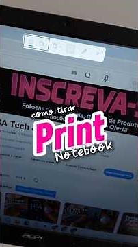 Como tirar print no Notebook?? #dica #print #tutorial #print