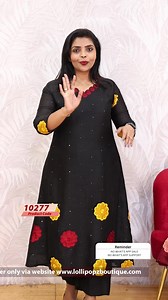 50K views · 378 reactions | Yeame Applique Ethnic Kurti Set...