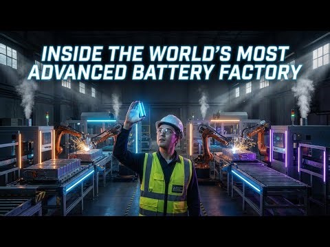 Inside a Modern Battery Factory | How Electric Batteries Are Built.