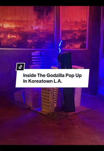 Felt like I was inside a Godzilla research facility. You can book a reservation and plan your visit! #losangeles #godzilla #koreatown #foodie #godzillakingofthemonsters