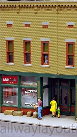 HO scale people come to life #modeltrainlayout