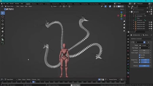 blender中如何为一个物体创作多个动画