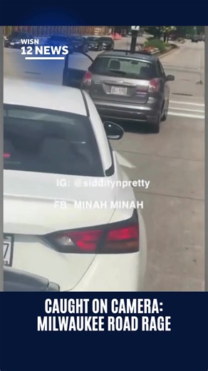 A violent road rage incident in Wisconsin ended with smashed car windows and one arrest. The Milwaukee County Sheriff's Office said the ordeal started on the freeway and ended near 6th Street and McKinley Avenue. According to witnesses, both drivers got out of their cars and threw punches, then returned to their vehicles. Video shows one of the men get out of his car with a stick and smash the car's windows. Minah Hassan, a witness who watched the altercation just feet away, captured the inciden
