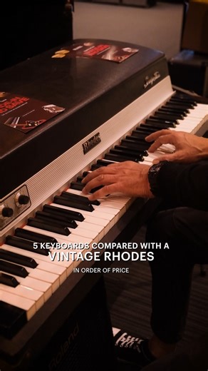 We compare the Rhodes sounds on 5 different keyboards with a ridgy-didge 1978 Rhodes Mark I Stage Piano 73! Which do you like? 🎹 #rhodes #electricpiano | Mega Music