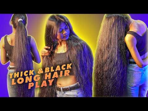 Long Hair Play, Bun Drop & Brushing | LONG HAIR VOGUE