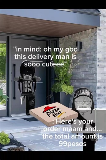 A Girl's Love Story with a Delivery Man in ROBLOX