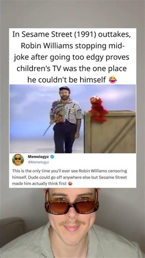 In Sesame Street (1991), Robin Williams Goes Too Far for Kids TV