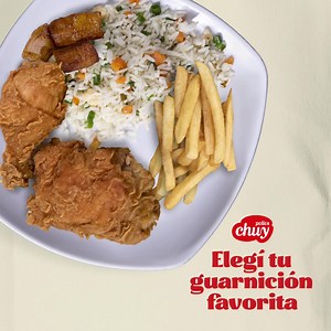 823K views · 613 reactions | ¡Viva la libertad* carajo! *Fijos: pollo, arroz y plátano. Variables: tallarín salteado, ensalada coleslaw, papas fritas y yuca | Pollos Chuy | Facebook