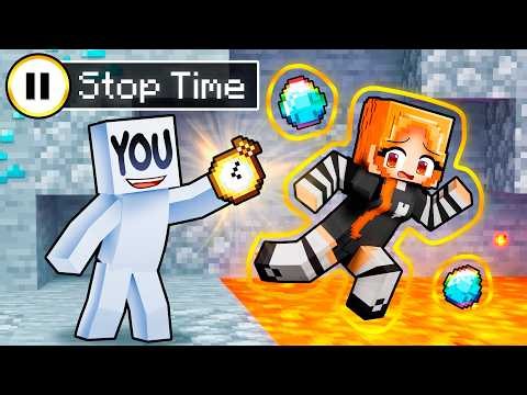 POV: YOU Use a Magic Clock to Freeze Time in Minecraft! 🧙‍♂️⏳