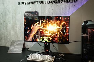 Asus mostra primeiro monitor OLED com 480Hz em QHD