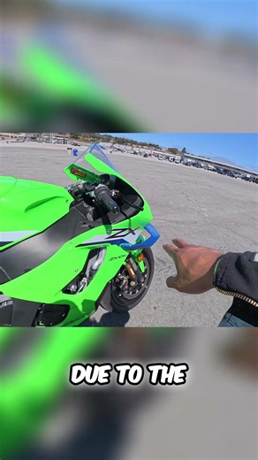 2026 ZX-10R Wings bring the bike down, so the front is raised up