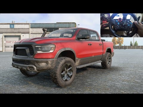DodGE RAM 1500 Extreme Mud Off Road in SnowRunner 4K60 Logitech G29 & Shifter