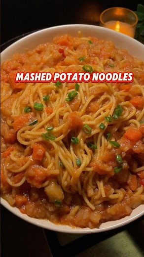 Simple Mashed Potato Noodles Recipe #simplerecipe #recipe #mashedpotatoes #noodles #lunchideas