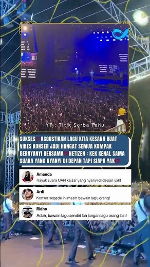 bhap! bingung ga tau ini apa!? #viral #ytshorts #konser #live #shorts