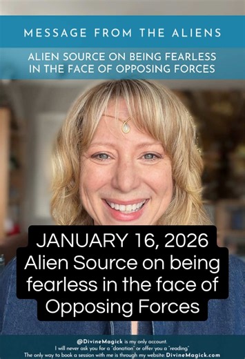 Alien Message: Embrace Fearlessness Amidst Challenges