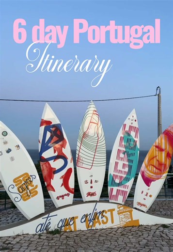 Here’s the full itinerary for the 6 days we spent in Portugal!🇵🇹🫶🏾 #portugal🇵🇹 #portugalitinerary #portugaltravel