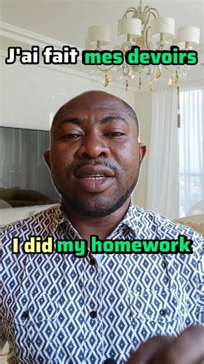 Say It Right: “I Did My Homework"