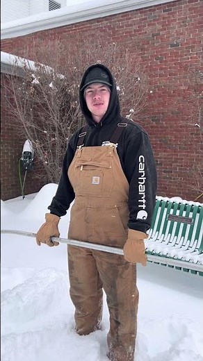 How to remove a ice dam!