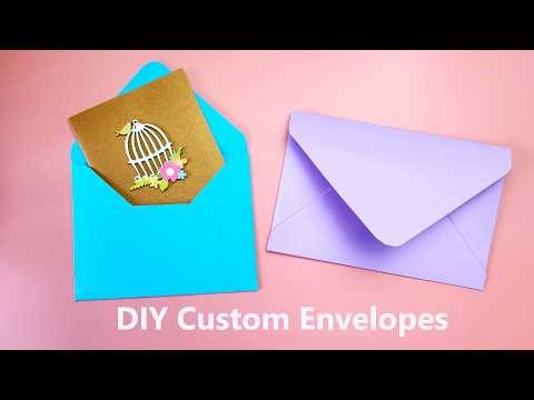 How to Make a Custom Envelope | Perfect Size Every Time !