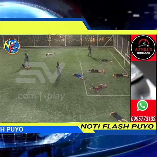 #ATENCIÓN La cámara de la cancha de la urbanización Mocolí Golf Club, en Samborondón, captó cómo fue el ataque armado que dejó a tres personas asesinadas, entre ellos, el cabecilla criminal alias Marino, de la banda de Los Lagartos. A las 21:24 del 7 de enero, un grupo de hombres armados interrumpió el partido de fútbol que se estaba jugando e hizo acostar a las víctimas en el césped, para identificar quiénes eran sus objetivos. En las imágenes se muestra que uno de ellos fue asesinado dentro de