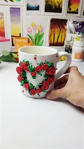 DIY waste broken cup || DIY pen holder #shortvideo #short #diy