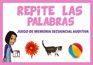 Repite las palabras: Juego de memoria secuencial auditiva – Maestros de Audición y Lenguaje