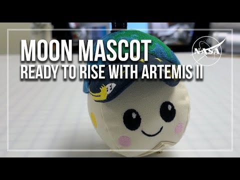 Moon Mascot Ready to Rise with Artemis II