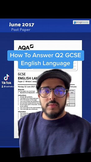 How to answer Q2 in the English Language AQA paper. Part 2 to follow! #learning #education #gcses2023 #gcse #progressay #AI #englishteacher #englishlanguage #englishlanguagelearning