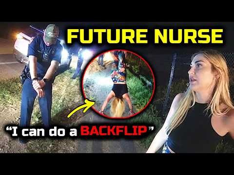 Entitled Nursing Student Thinks a 'Backflip' Will Solve Her DUI Arrest