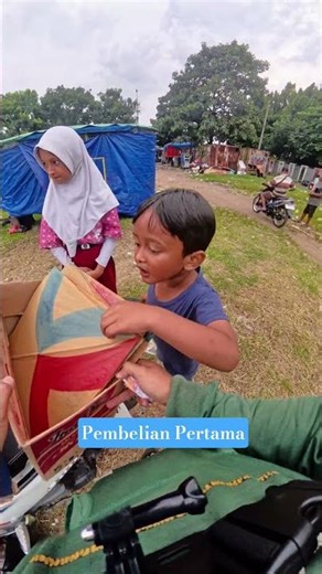 FIRST DAY, FIRST BUYER, Selling Kites at MNC Field #kites #kites #kids