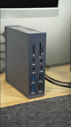 Stop Plugging In 10 Cables Every Day! 🔥 Thunderbolt 4 Docking Station Setup #acasis