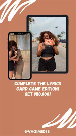 Vagimedee on Instagram: "“Tramaye as how?” 😭 My Complete The Lyrics card game is officially here! 🎉 I really hope you enjoy it as much as I do. The purchase link is now in my bio. Let’s get straight into the games! 🤎"