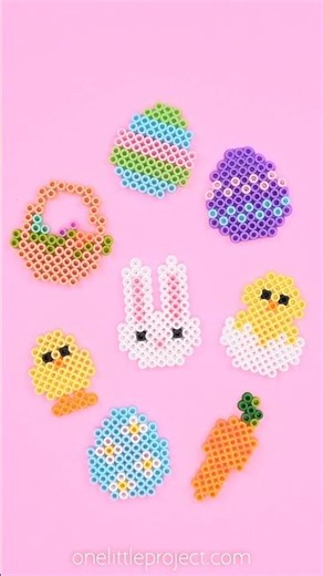 Easter Perler Bead Patterns 🐰 🐥