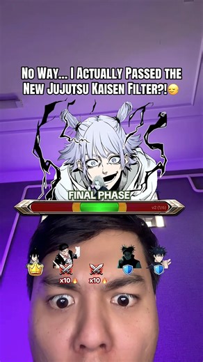 No Way… I Actually Passed the New Jujutsu Kaisen Filter?! #jjk #jujutsukaisen