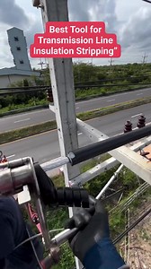 Best Tool for Transmission Line Insulation Stripping” #electricalengineering #electricianlife #ElectricalSafety | Er Muhammad Miyaji